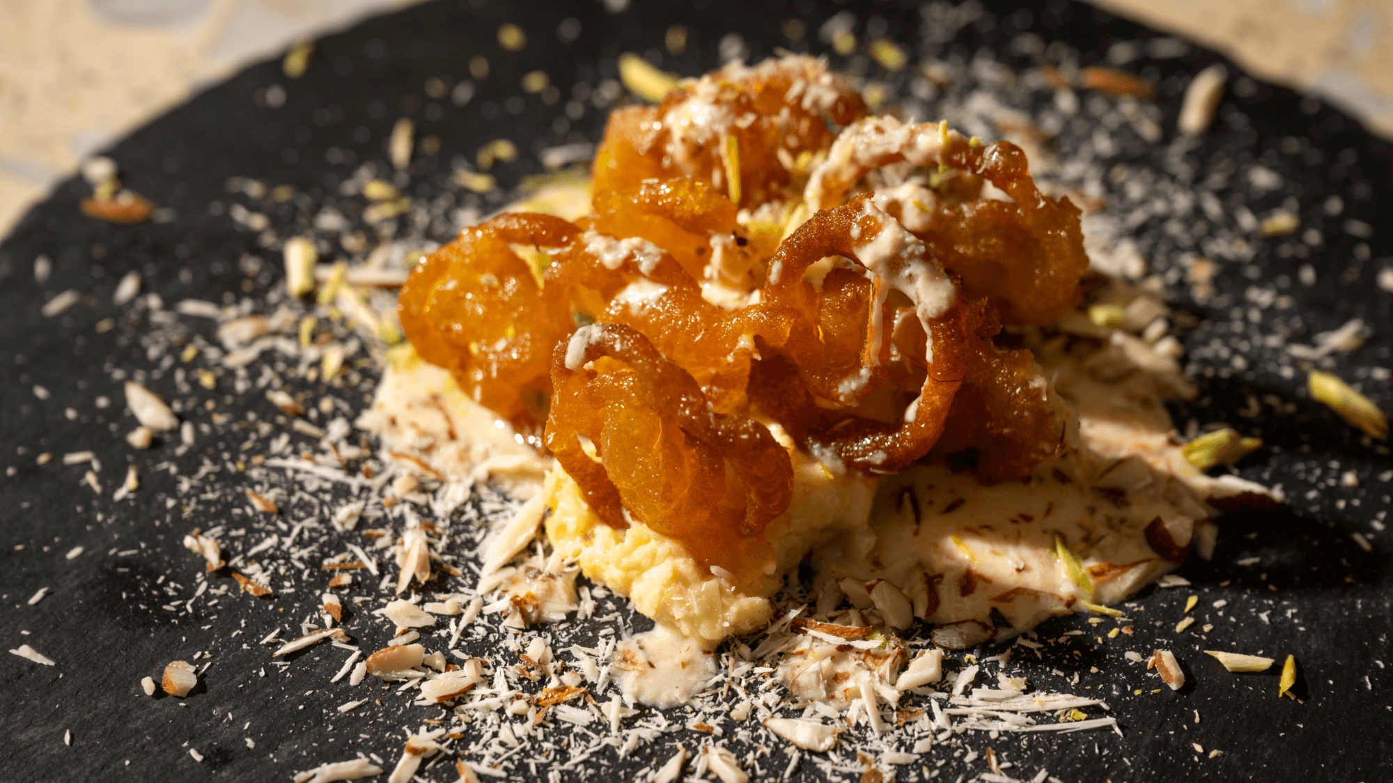 A plated dish from the Dilli Dilli menu